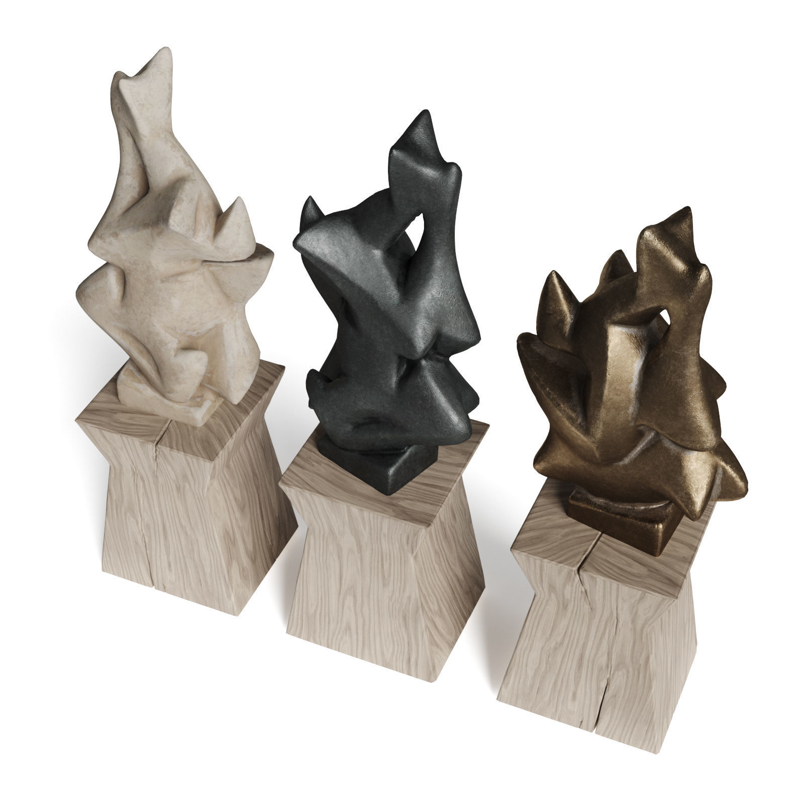 Modern%20Eğri%20Figürleri%20Soyut%20Heykel%20100%20Cm