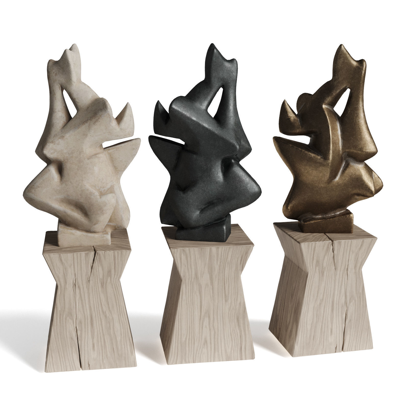 Modern%20Eğri%20Figürleri%20Soyut%20Heykel%20100%20Cm