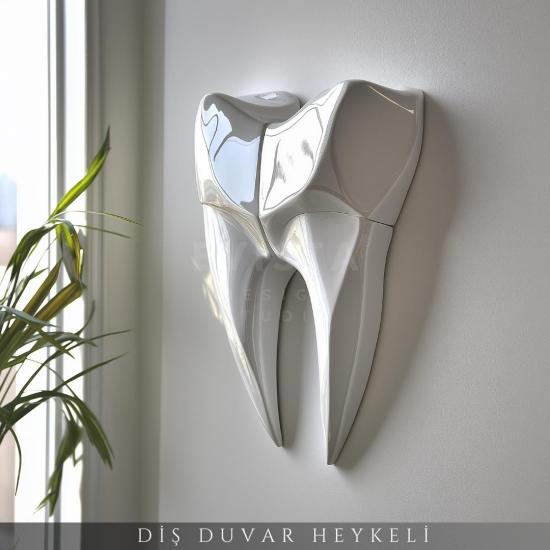 Diş Duvar Dekor Heykel 1